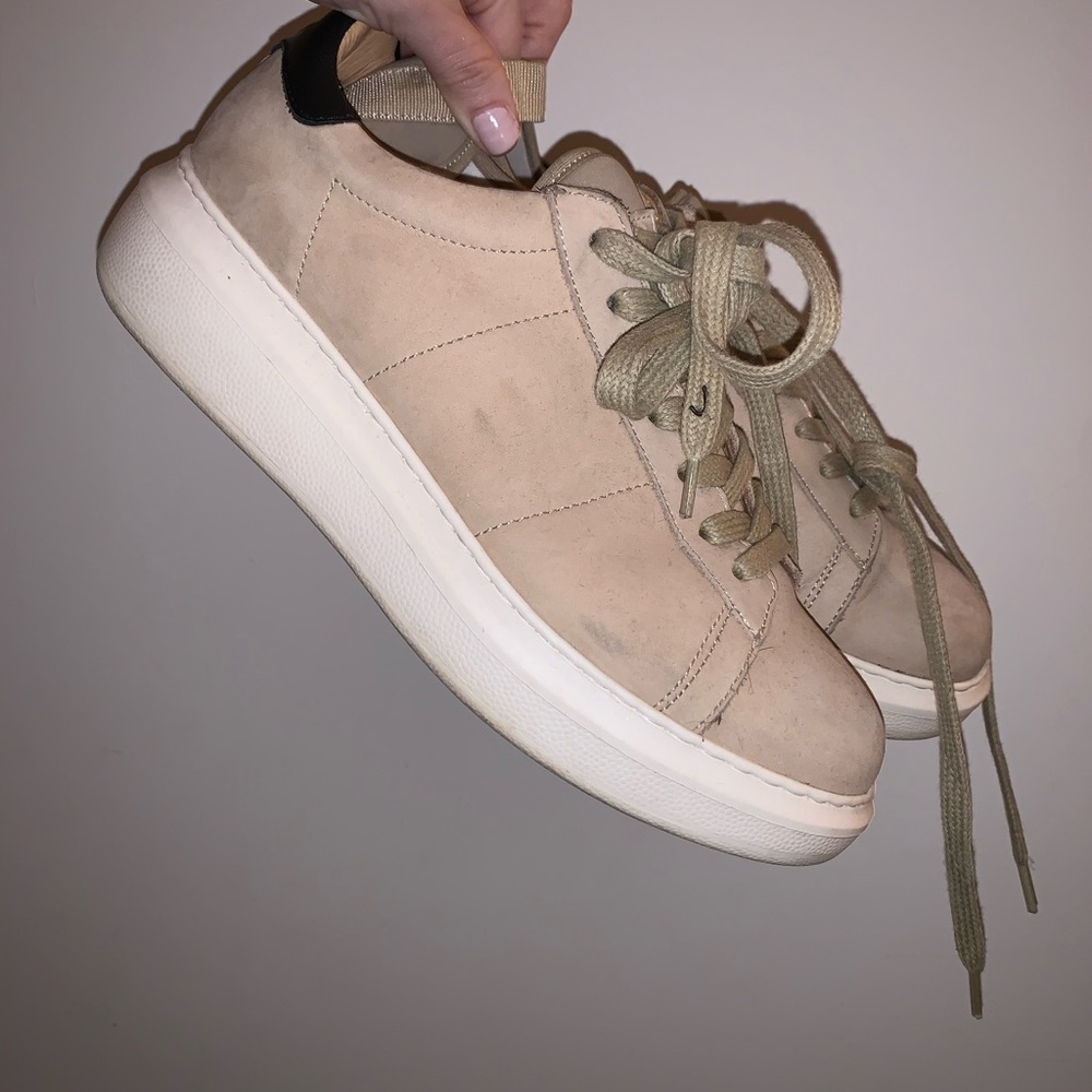 Beige Alta Sneakers - GREATS